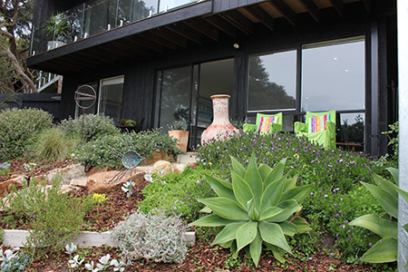 garden of apartment