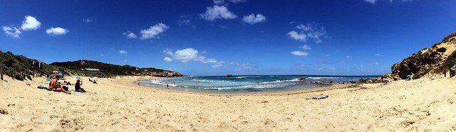 back beach scene
