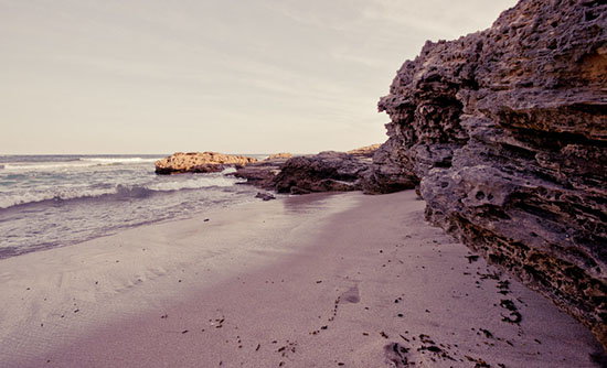 beach scene